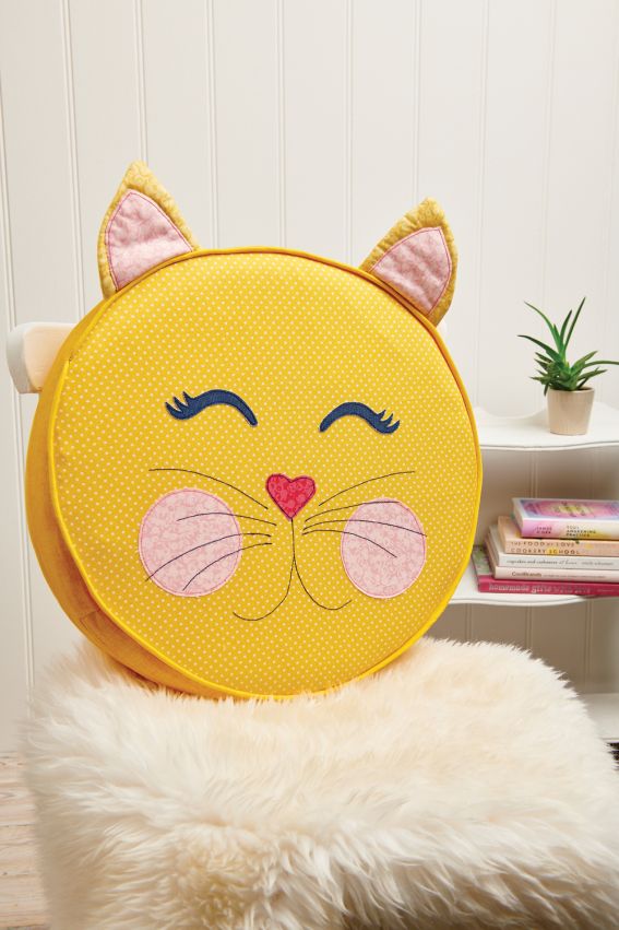 Sew 159 February 22 Cute Cat Cushion Sew 159 February 22 Cute Cat Cushion