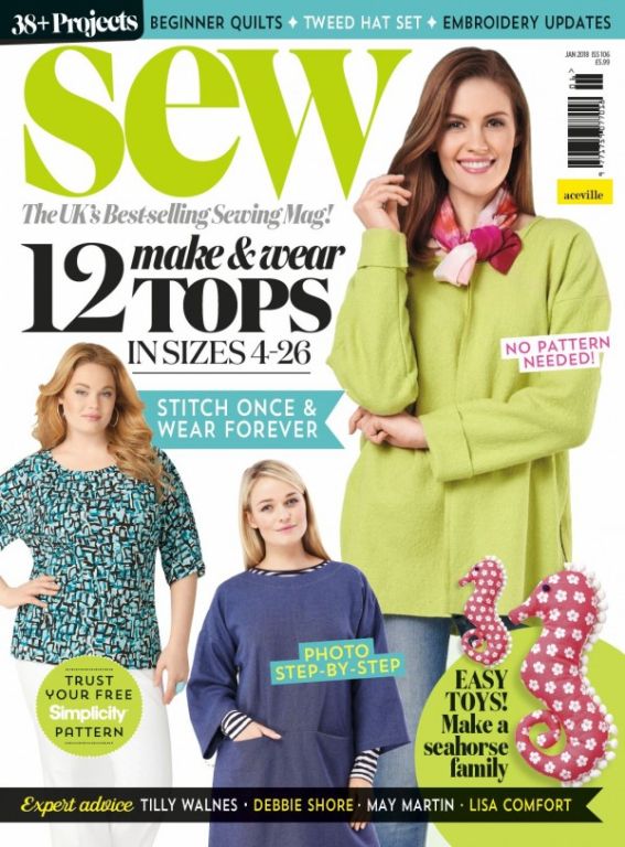 Sew January 2018 (all non-garment templates) Sew January 2018 (all non-garment templates)