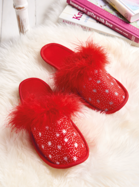 Sew 155 Christmas 21 Fluffy Slippers