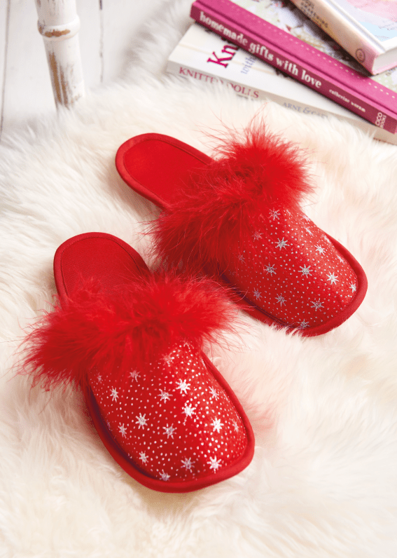 Sew 155 Christmas 21 Fluffy Slippers Sew 155 Christmas 21 Fluffy Slippers