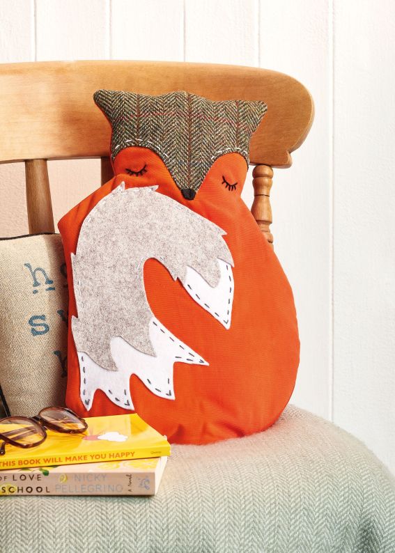 Sew 128 October 19 Fox Hot Water Bottle Sew 128 October 19 Fox Hot Water Bottle