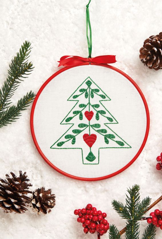 Sew 129 Xmas 19 Festive Hoop