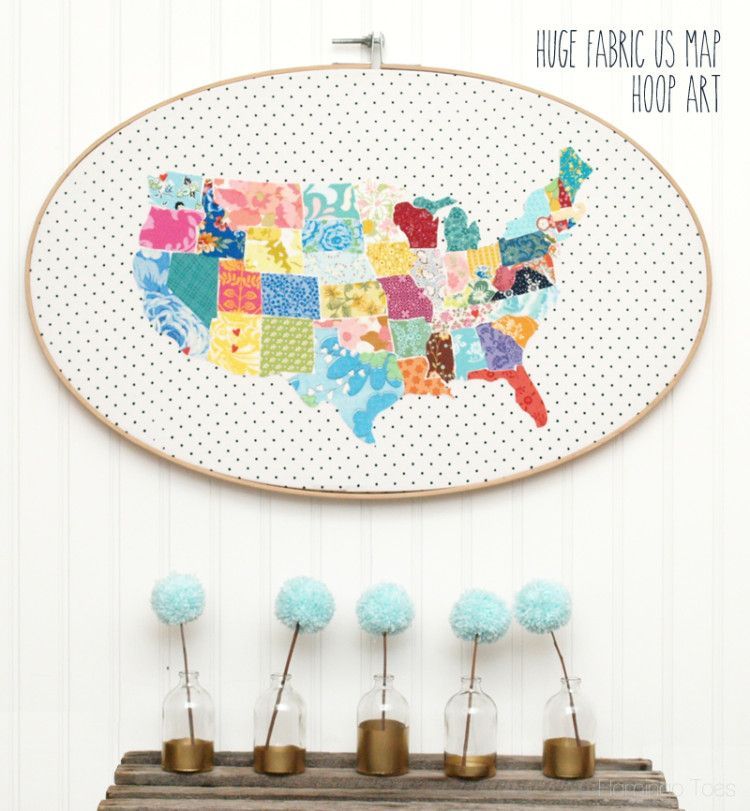 http://www.flamingotoes.com/wp-content/uploads/2014/04/Huge-Fabric-US-Map-Hoop-Art-750x811.jpg