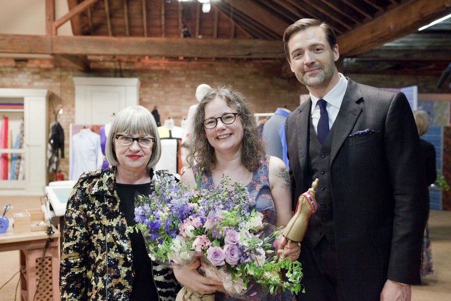 Series four winner Charlotte Newland with Esme and Patrick