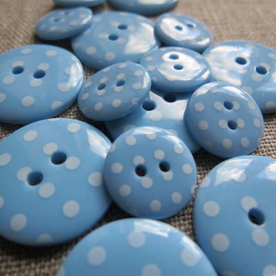 Blue buttons