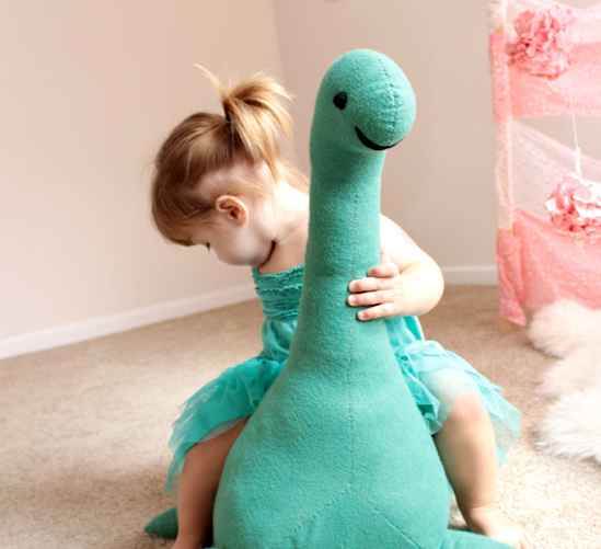 Sew a toy Nessie Monster