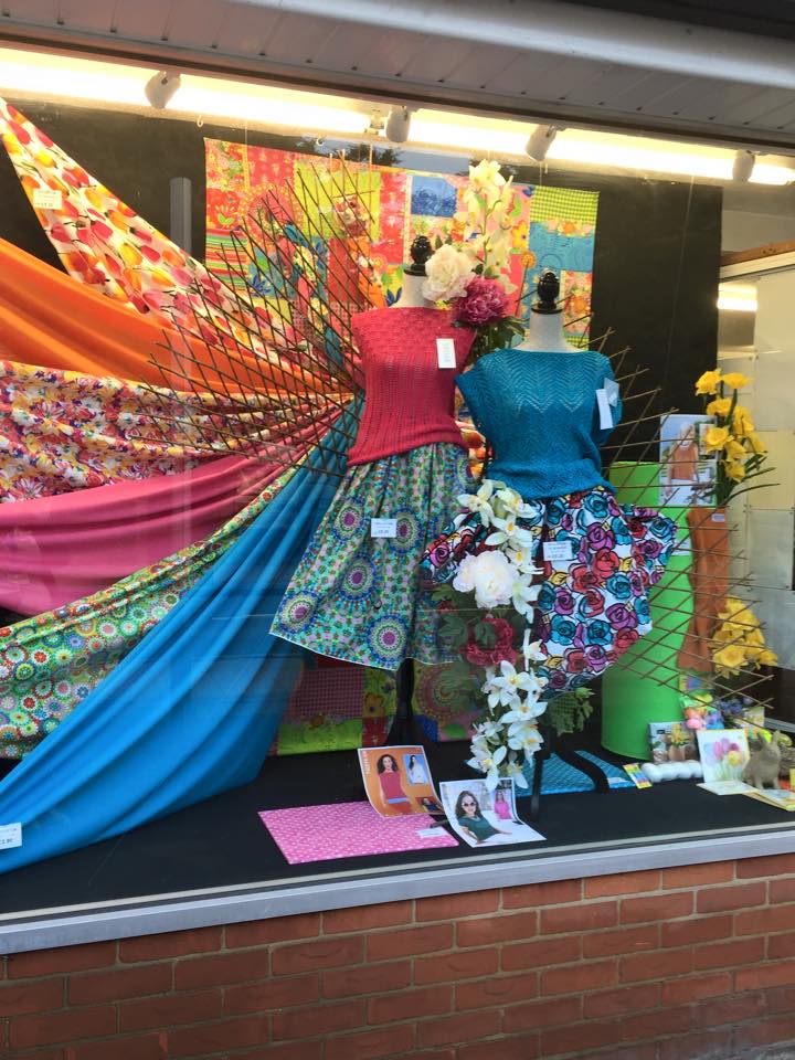 Window display at Tiptree Cheap Shop