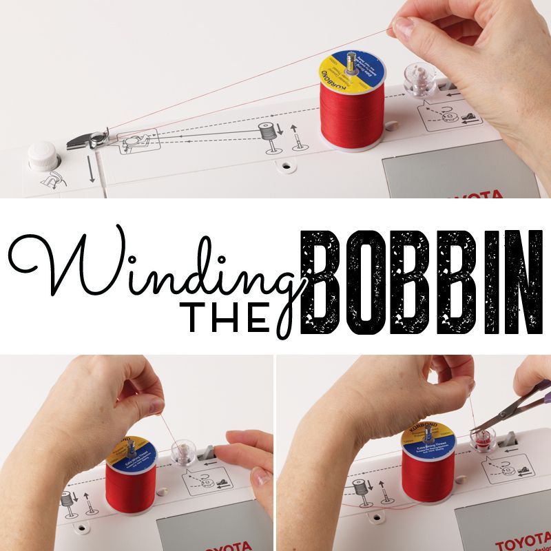 How to wind the bobbin How to sew Sew Magazine