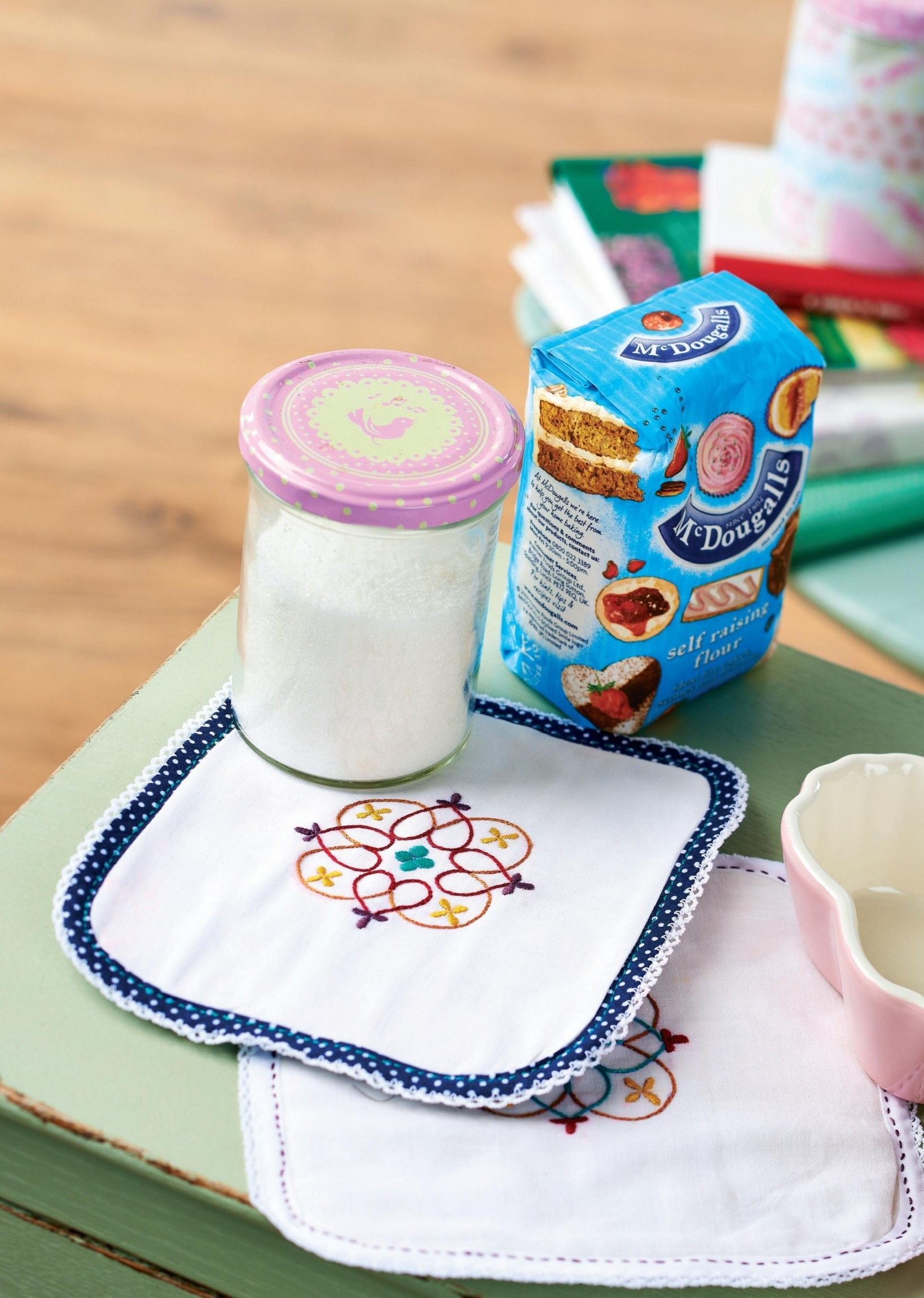 Embroidered Pot Holder Free sewing patterns Sew Magazine