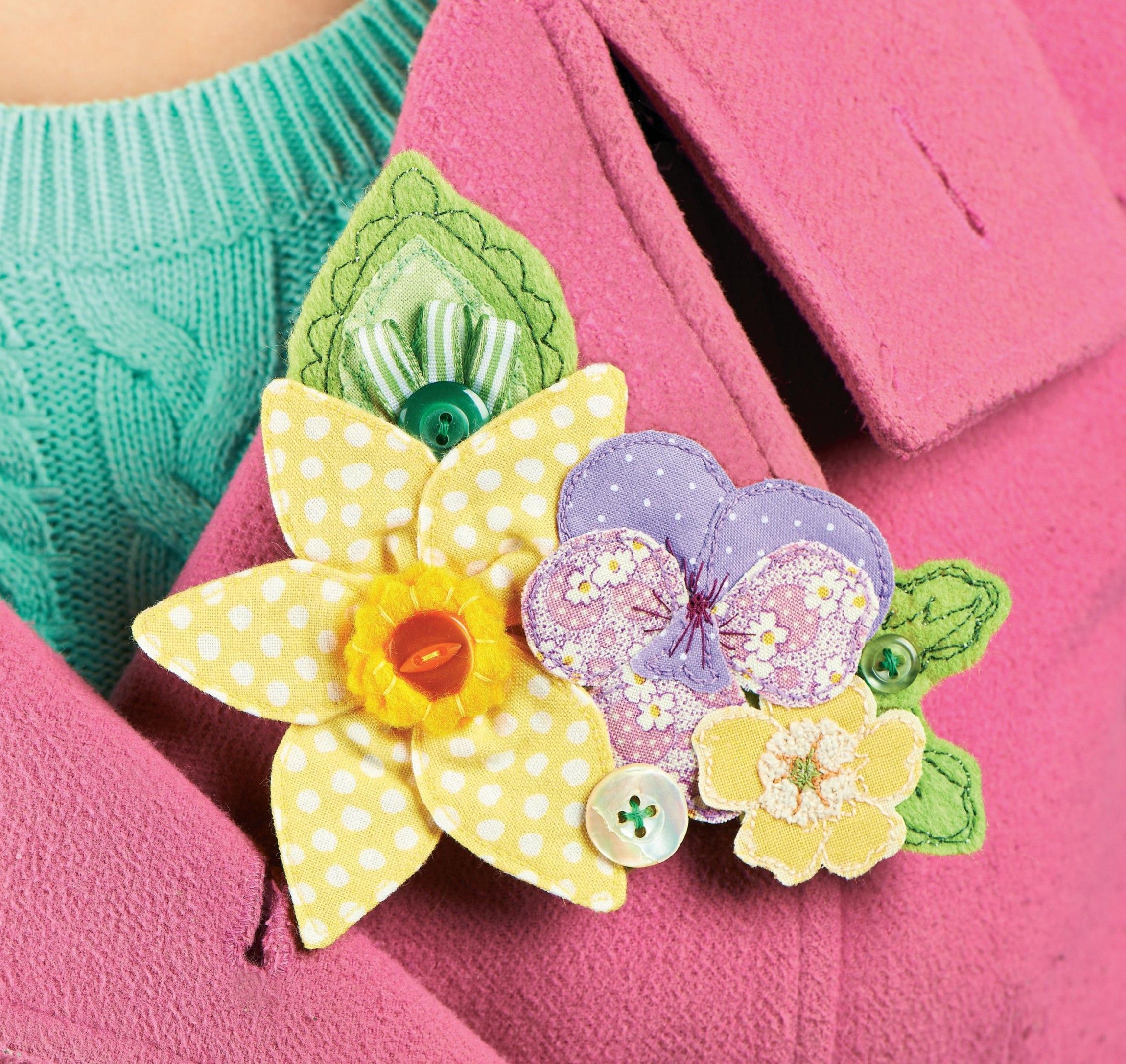 Sewing brooch discount