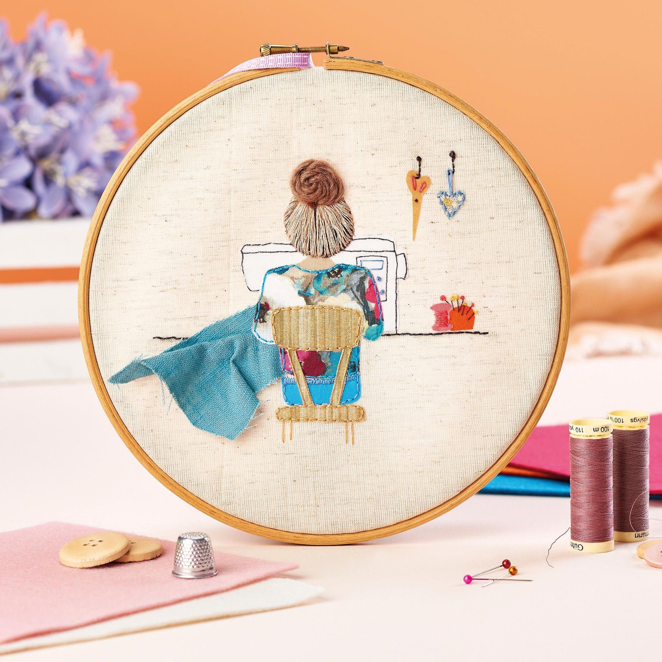 Hoop Art Embroidery Free sewing patterns Sew Magazine