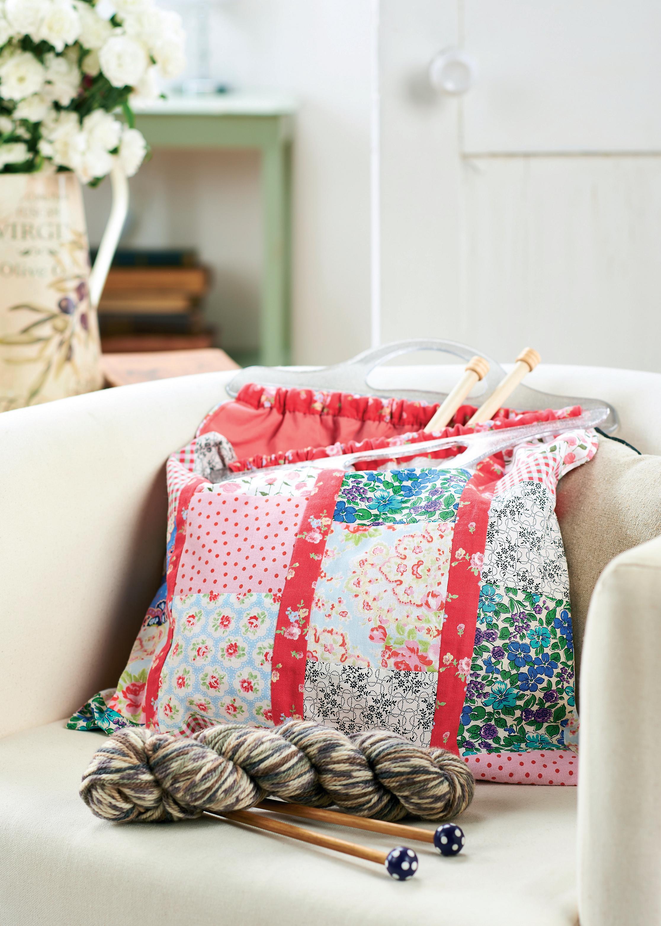 Patchwork Project Knitting Bag - Free sewing patterns - Sew Magazine