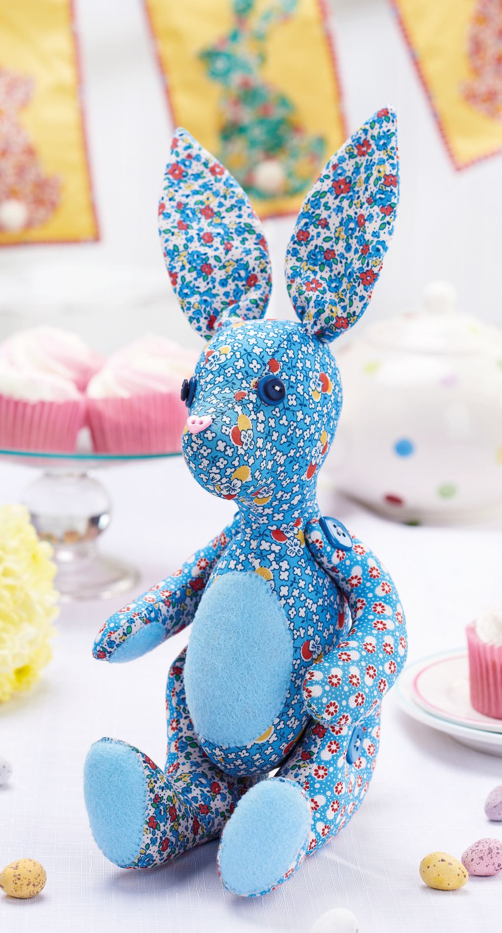 Stuffed Bunny Toy Free sewing patterns Sew Magazine