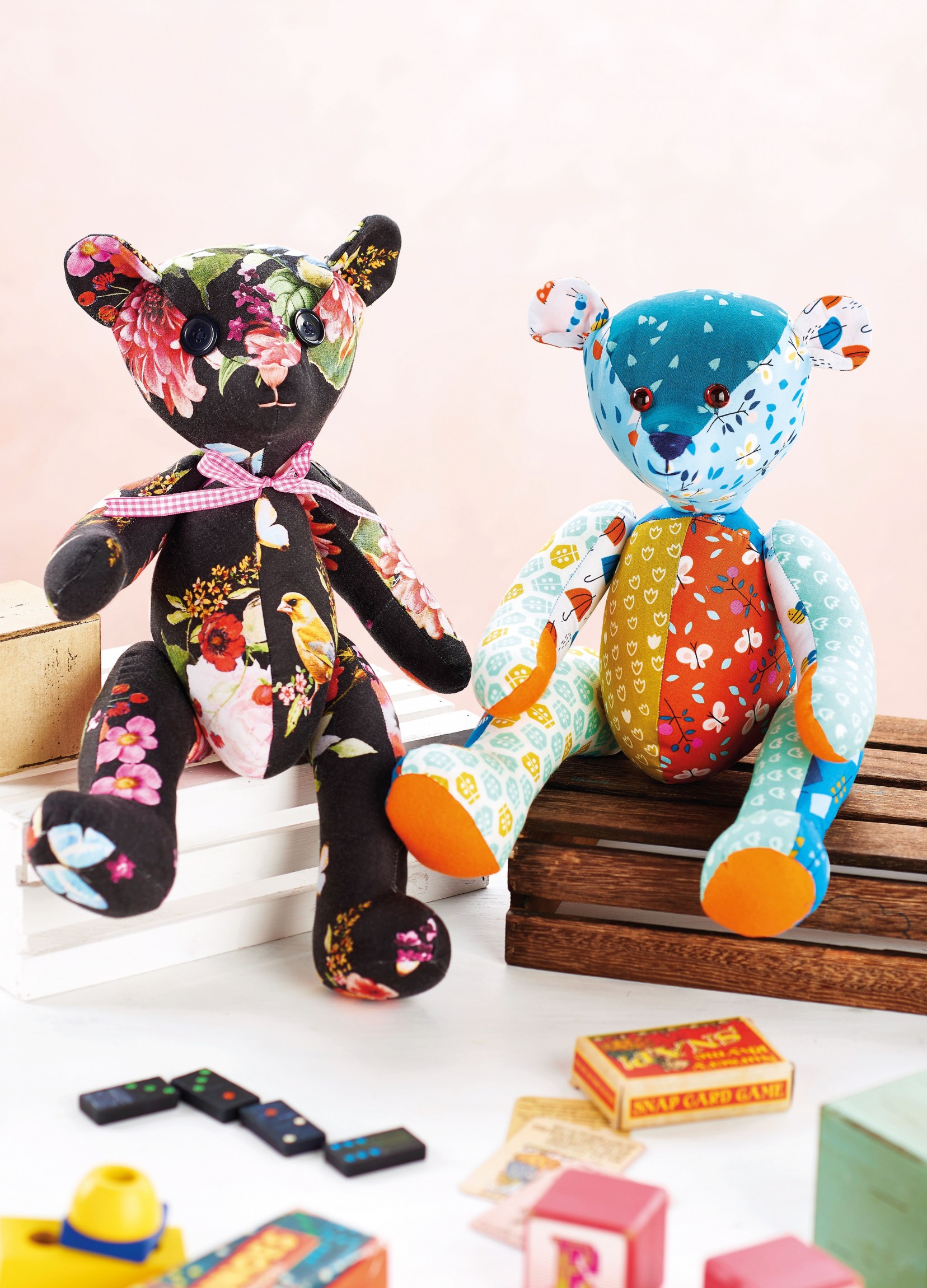 Memory Bear, Patchwork Bear, FREE PATTERN!