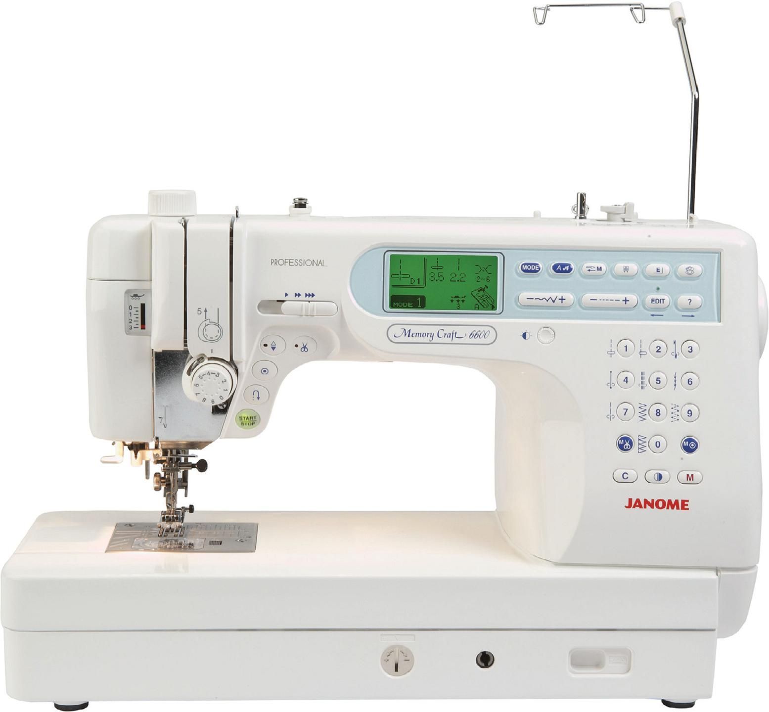 Janome Memory Craft 6600P Sewing Machine Reviews Sew Magazine