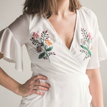 Sew 163 June 22 Embroidered Dress Sew 163 June 22 Embroidered Dress