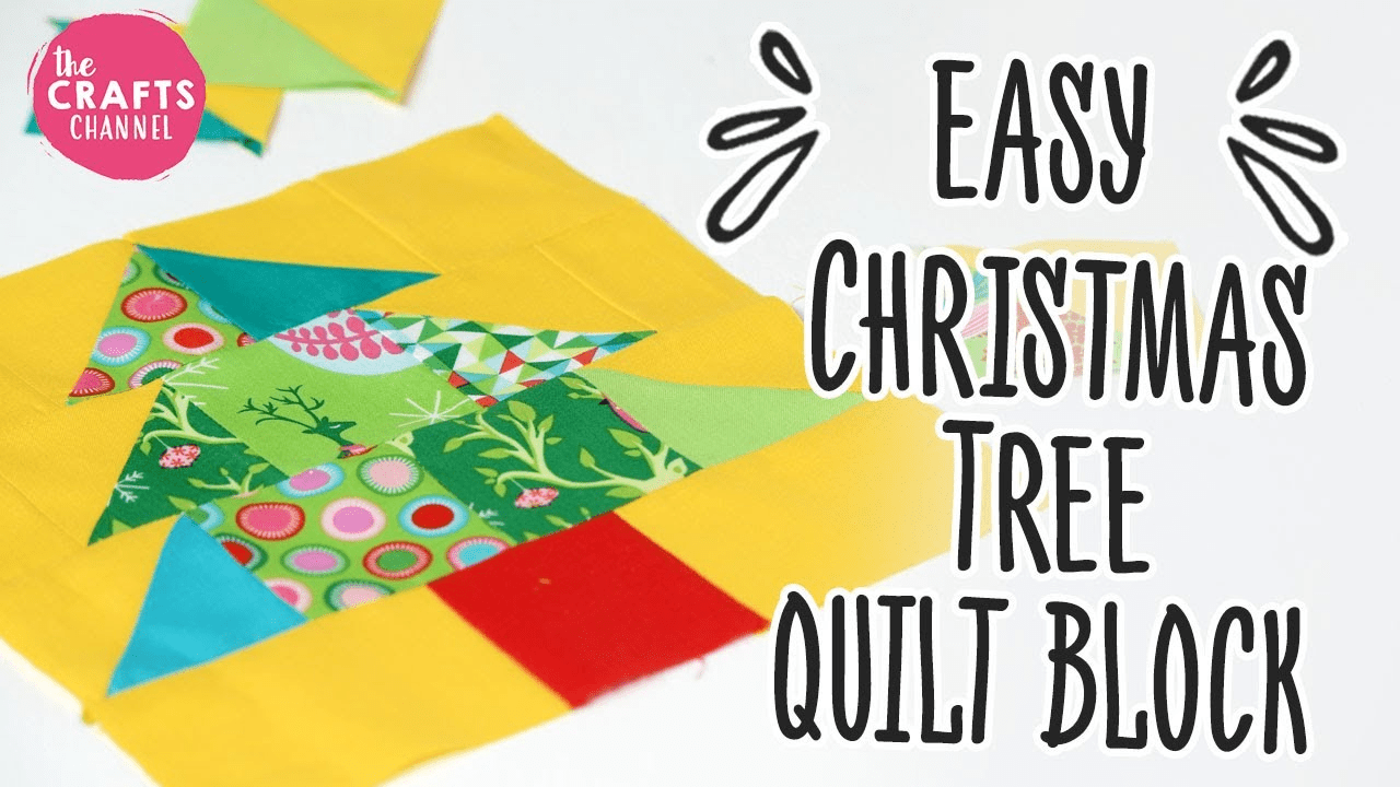 Easy Christmas Tree Block Quilt The Crafts Channel Magazine