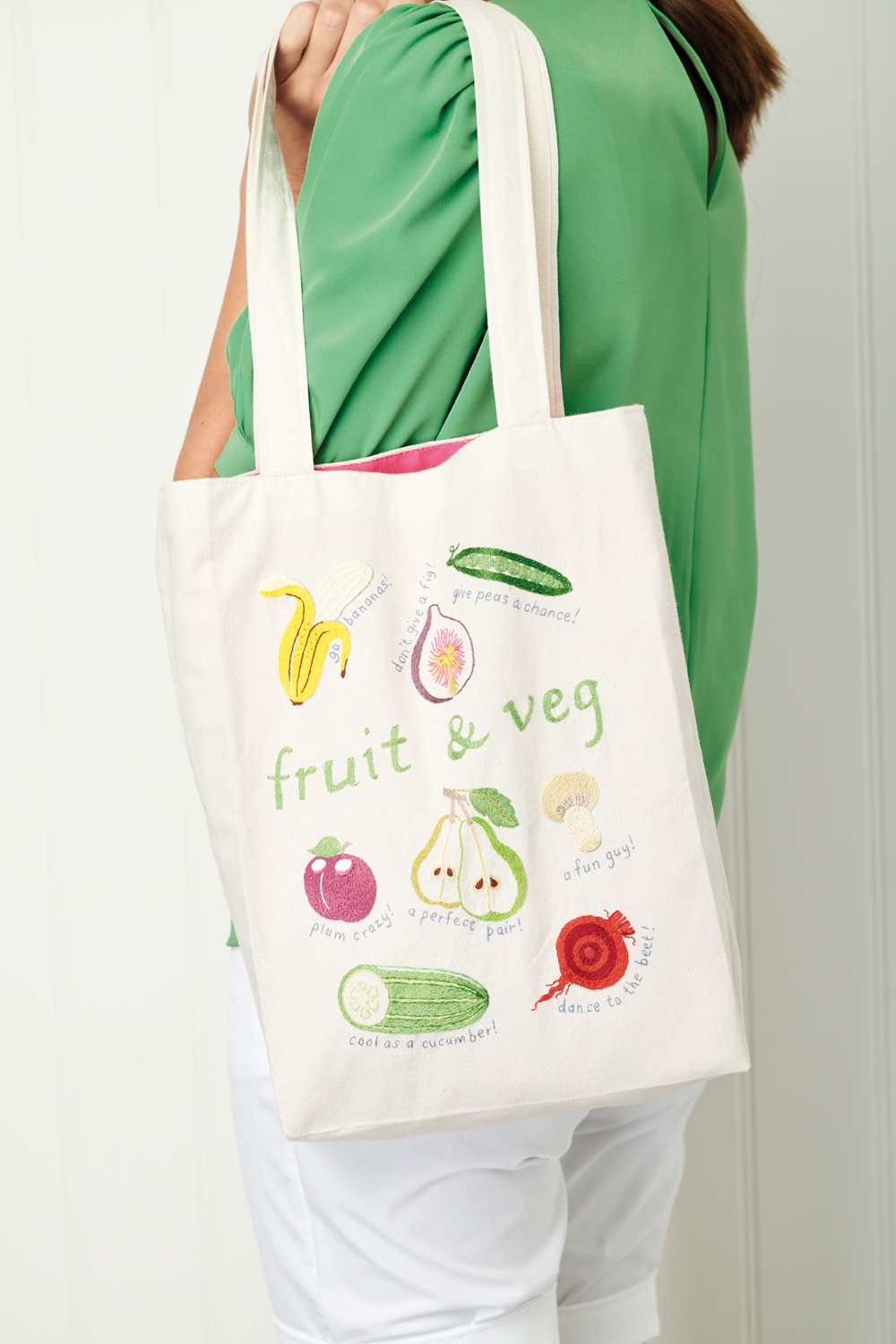 Sew 136 May 20 Fruit & Veg Tote Bag - Magazine Templates - Sew Magazine