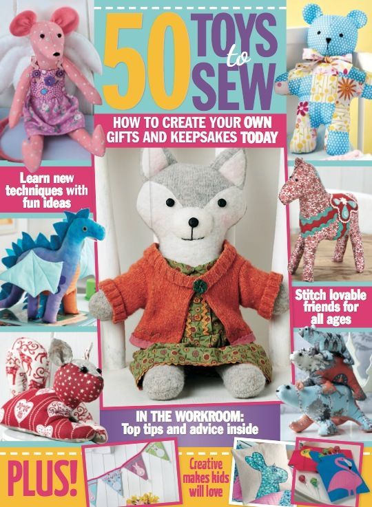 50 Toys to Sew Magazine Templates Sew Magazine
