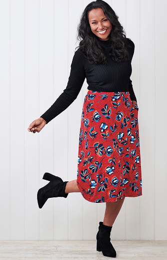 Jersey deals skirt sew